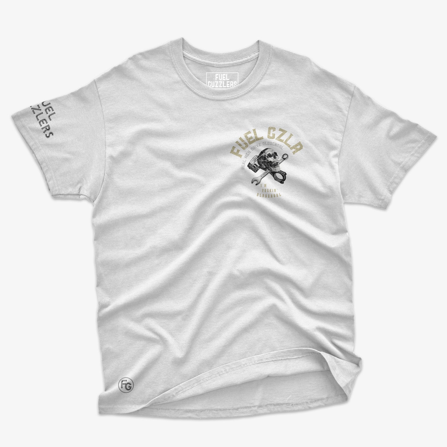 T-Shirt "OLD SCHOOL" white