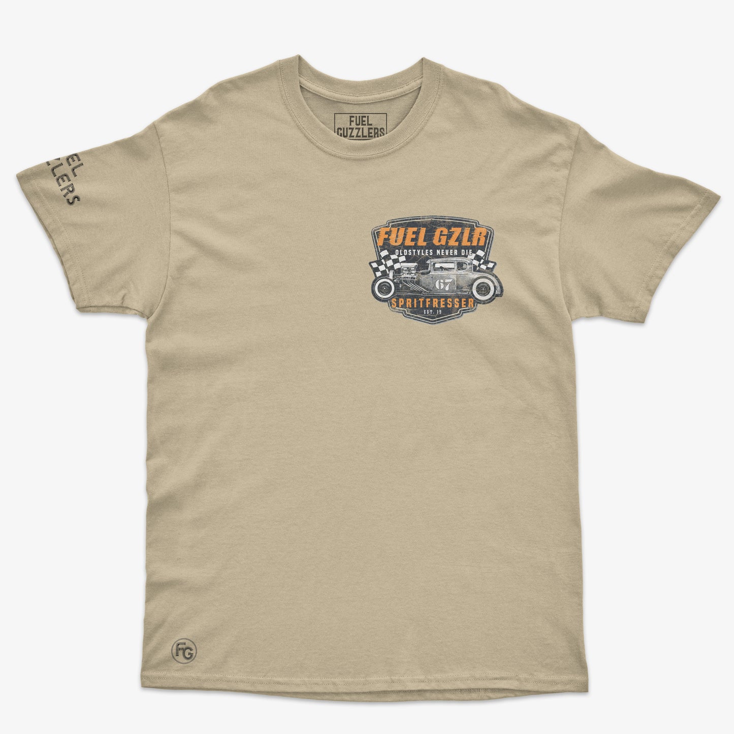 T-Shirt "HOT ROD" sand