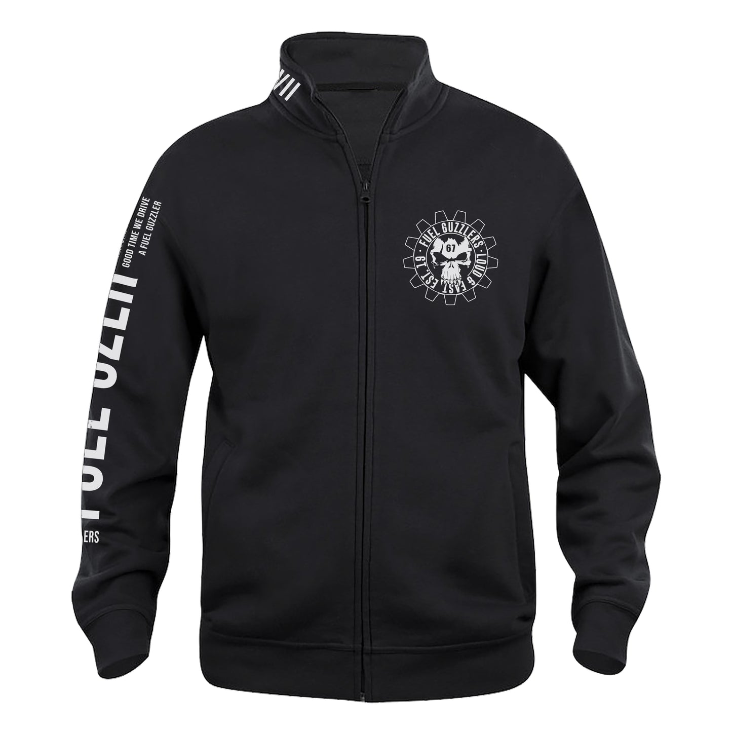 Stehkragen Hoodie "LOUD&FAST"