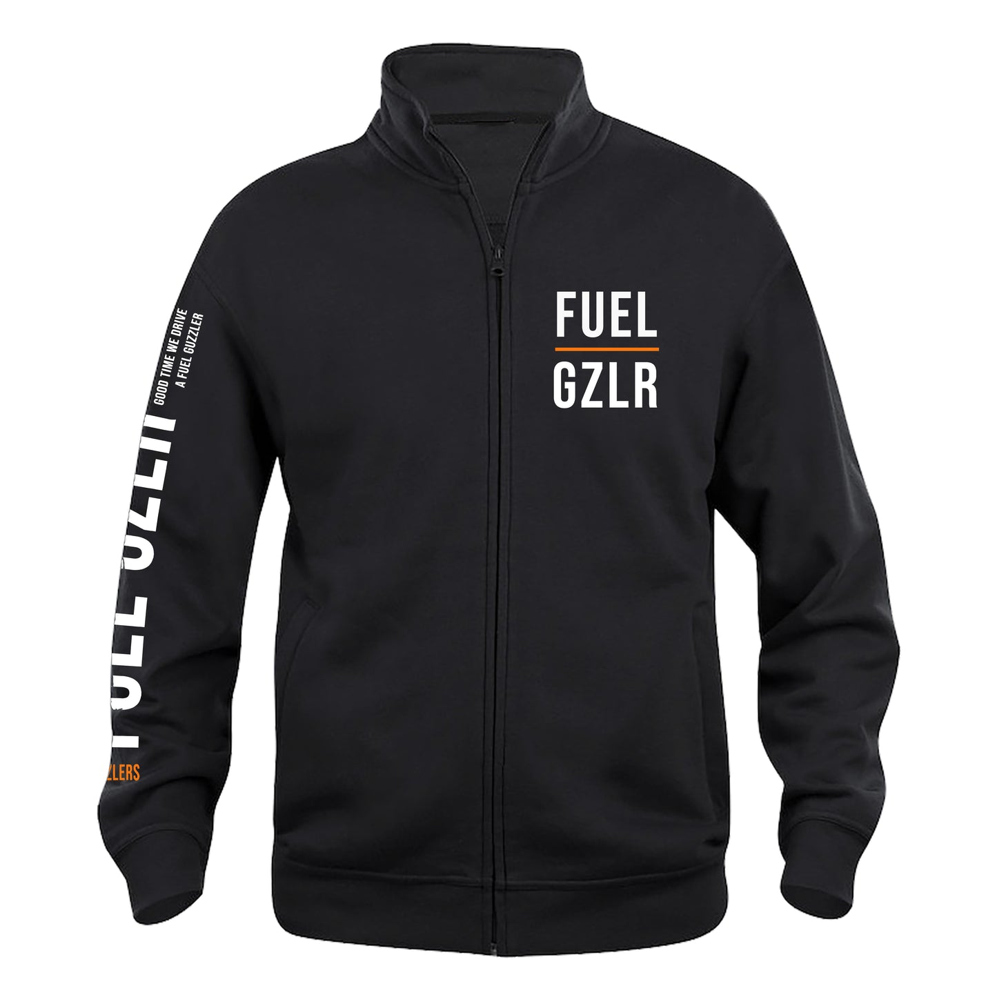 Stehkragen Hoodie "ALWAYS ON THE FASTTRACK"