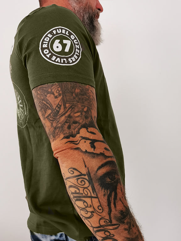 T-Shirt "LIVE TO RIDE" in verschiedenen Farben erhältlich