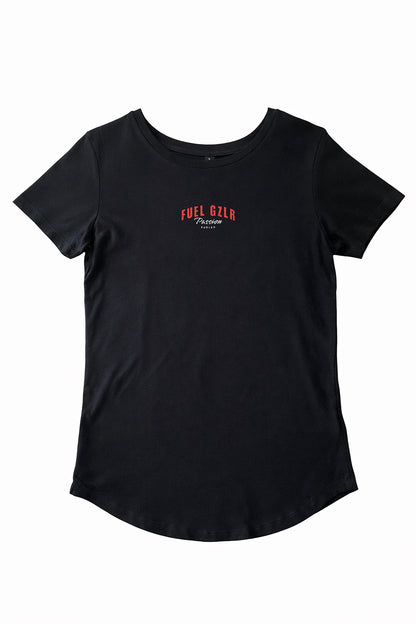 Damen T-Shirt "PASSION FUELED" black