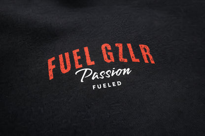 Damen T-Shirt "PASSION FUELED" black